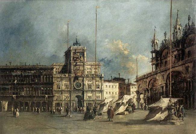 GUARDI, Francesco The Torre del-Orologio oil painting picture